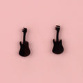 We Rock Stud Earrings (Black)