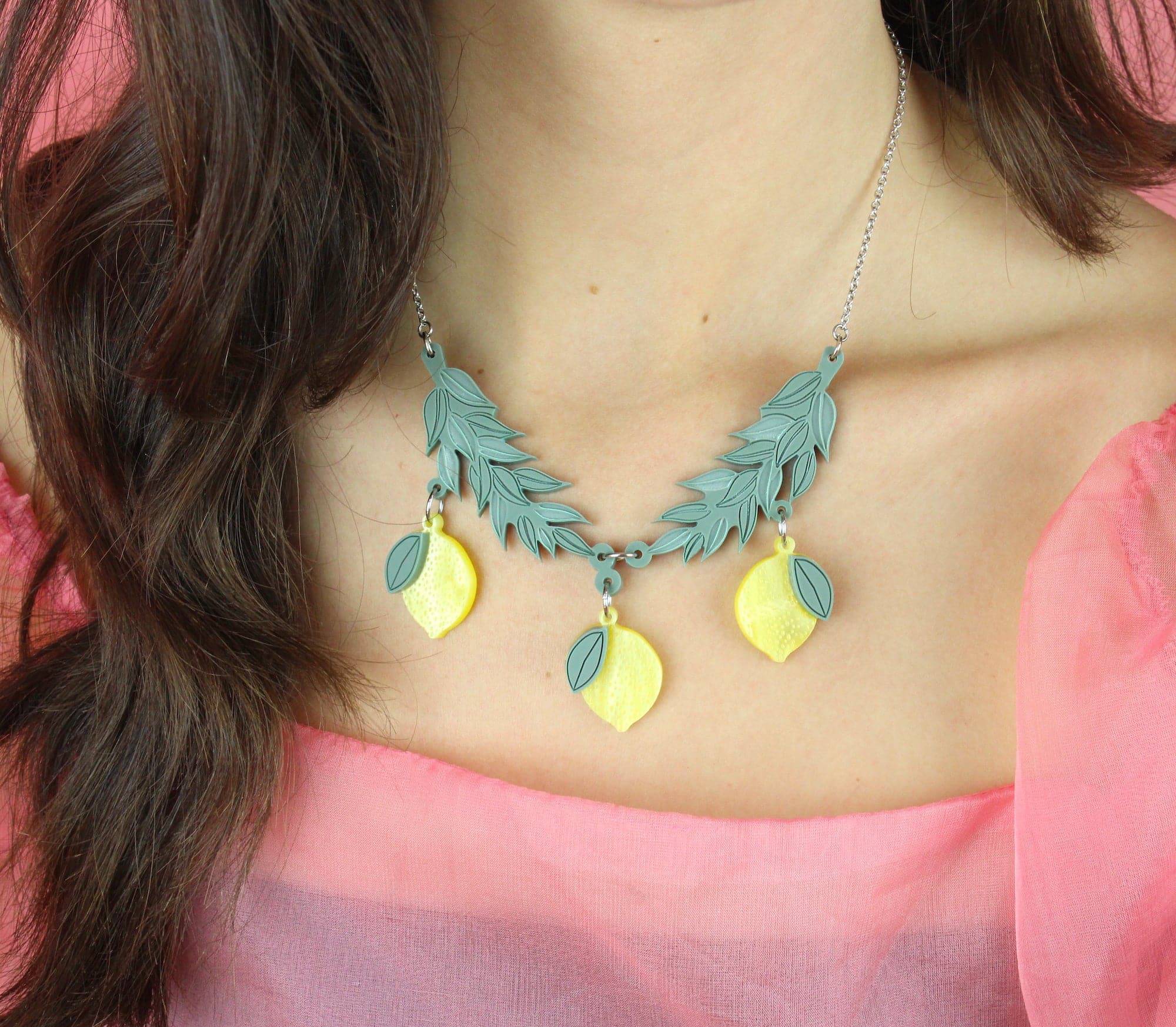 When Life Gives You Lemons Necklace