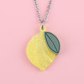 When Life Gives You Lemons Pendant Necklace