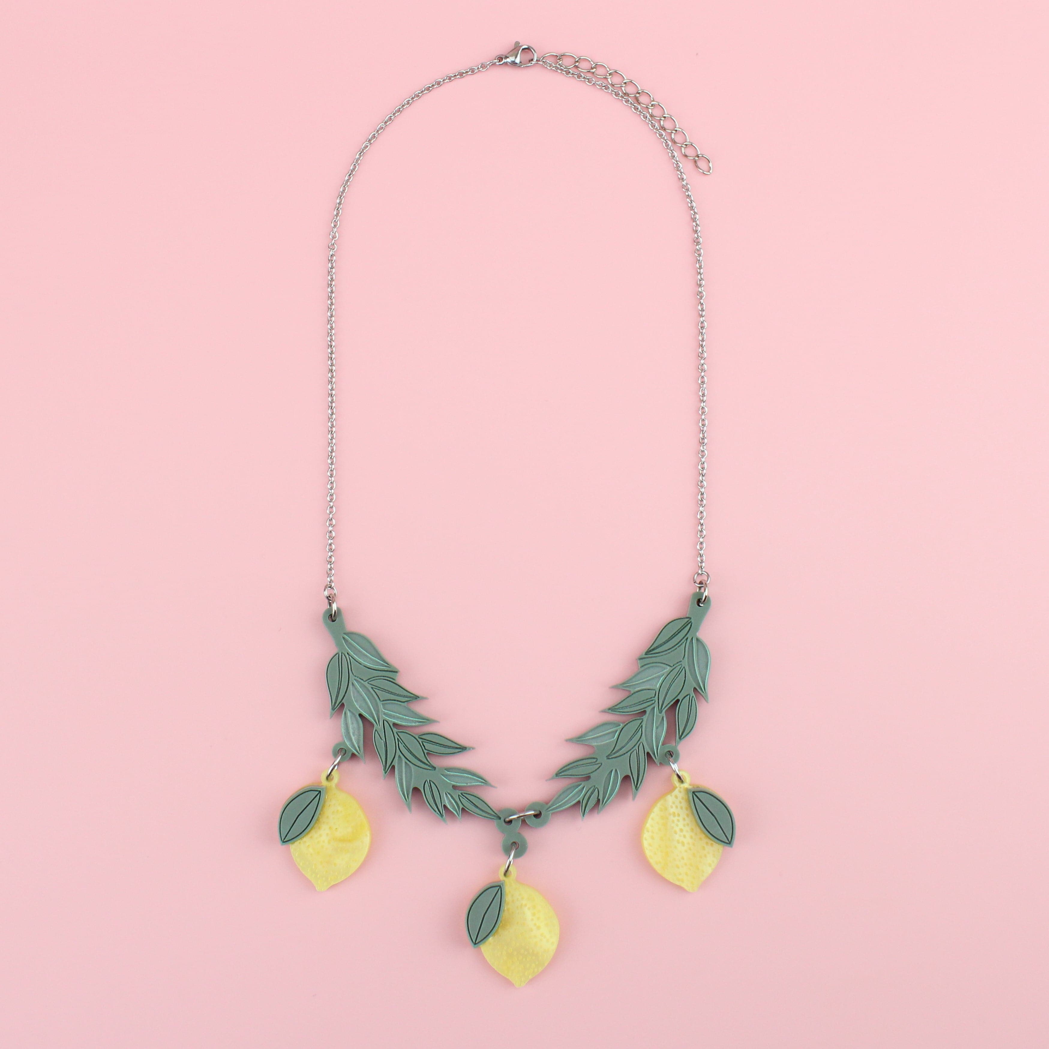 When Life Gives You Lemons Necklace