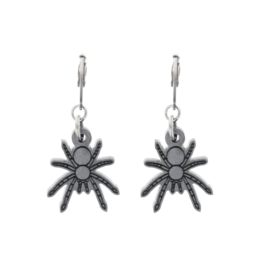 Web Developer Spider Huggie Hoop Earrings