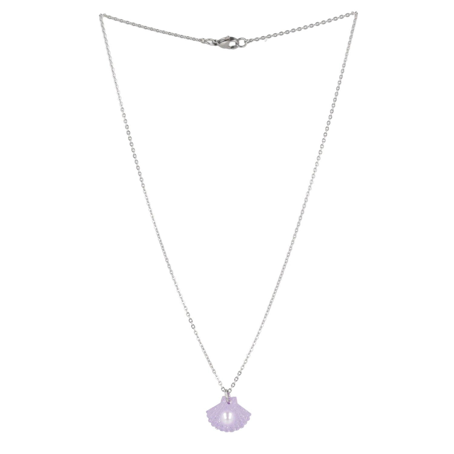 What The Shelly Necklace - Purple