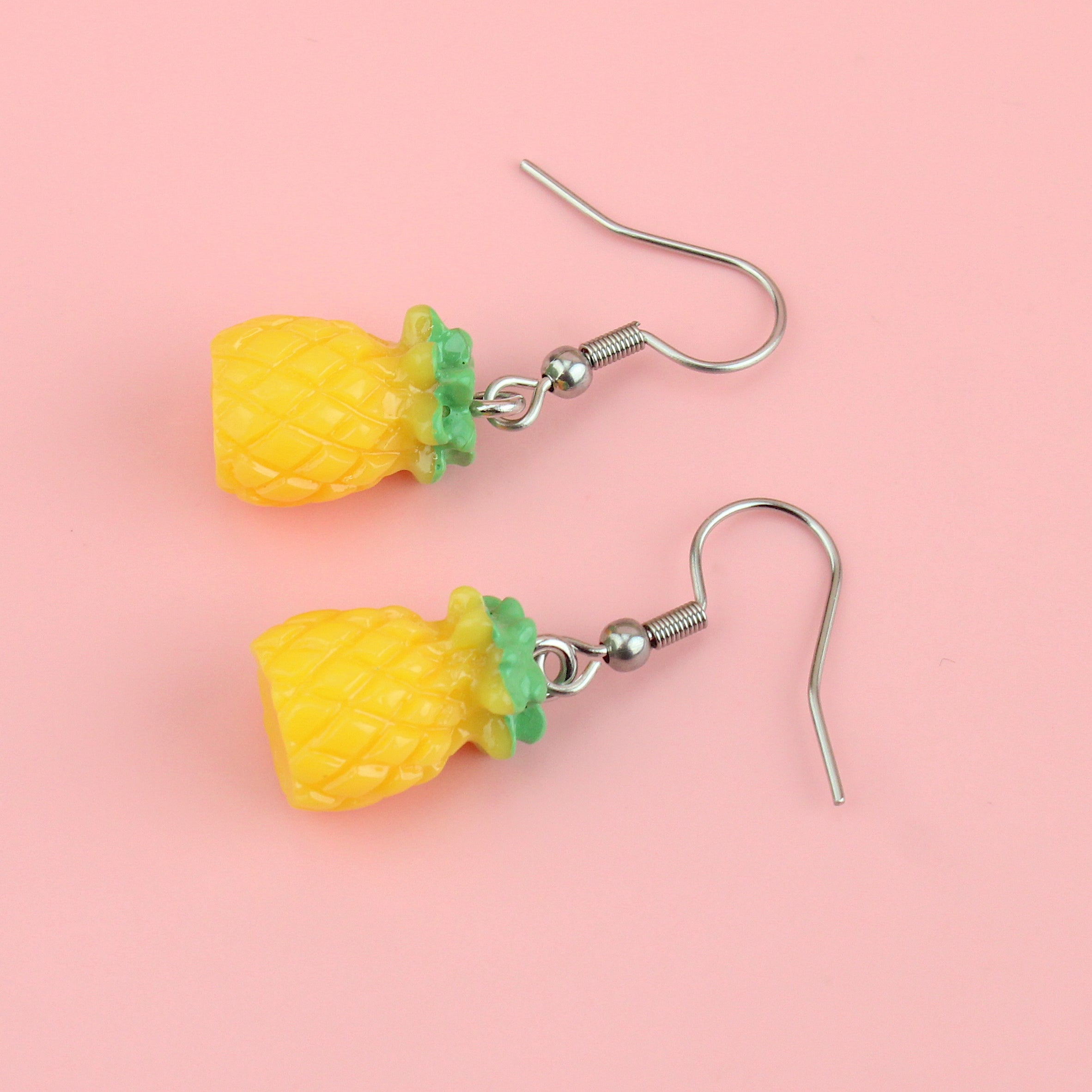 Who Lives In A Pineapple Earrings